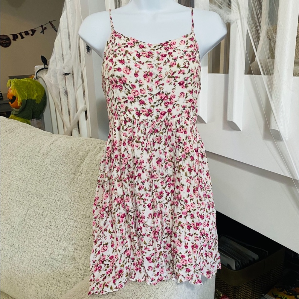 Pink Floral Sundress